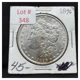 1896 Morgan Silver Dollar