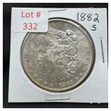 1882-S Morgan Silver Dollar