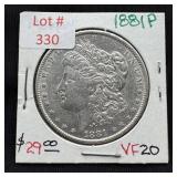 1881 Morgan Silver Dollar