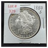 1880-S Morgan Silver Dollar