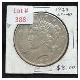 1923 Peace Silver Dollar