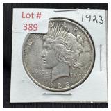 1923 Peace Silver Dollar