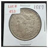 1887 Morgan Silver Dollar
