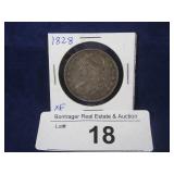 1828 BUST HALF DOLLAR