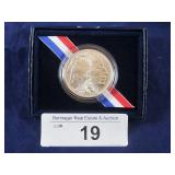 2001 U.S. MINT BUFFALO UNC., 90% SILVER DOLLAR