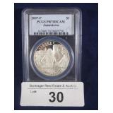 2007-P JAMESTOWN SILVER COMMEMORATIVE,