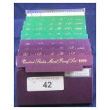 (10) U.S. MINT PROOF SETS: 1990-1999,