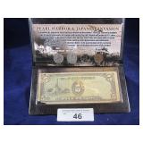 PEARL HARBOR AND JAPANESE INVASION COIN