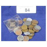 (35) 1911 - 1943 LINCOLN CENTS AND A U.S.