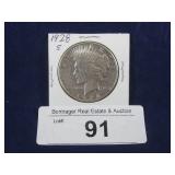 1928-S PEACE SILVER DOLLAR