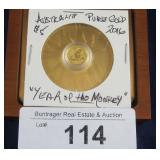 AUSTRALIA 2016 "YEAR OF THE MONKEY" PROOF,