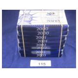 (8) U.S. PROOF SETS: 2 EACH OF 2000, 2001, 2002,