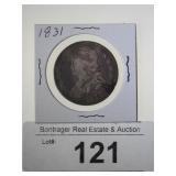1831 BUST HALF DOLLAR