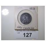1828 BUST HALF DOLLAR