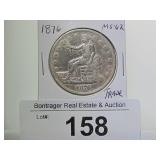 1876 U.S. TRADE DOLLAR, KEY DATE