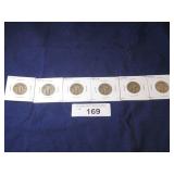 (6) STANDING LIBERTY QUARTERS: 1925 - 1930;