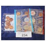 1968 U.S. MINT SET AND (8) 2009 LINCOLN CENTS