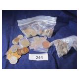 GROUPING OF FOREIGN COINS