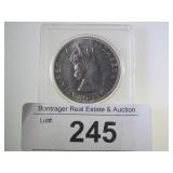 BERMUDA 1964 SILVER CROWN