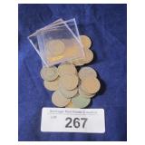 GROUP OF (20) "V" NICKELS