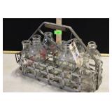 10 BOTTLE MILK CARRIER W/ 9 BOTTLES 10 BOTTLE MILK CARRIER W/ 9 BOTTLES