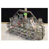 10 BOTTLE MILK CARRIER W/ 9 BOTTLES