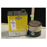 AGWAY OIL CAN, TEXACO MARFAK GREASE CAN