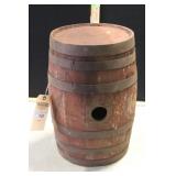 WOODEN BARREL (S. A. COOK MEDINA) 16 3/4" TALL