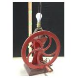 #32 FOOD GRINDER MADE INTO LAMP #32 FOOD GRINDER MADE INTO LAMP