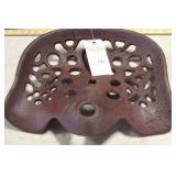 BROWN IMPLEMENT SEAT (GOOD), 15 1/2" BROWN IMPLEMENT SEAT (GOOD), 15 1/2"