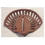 BROWN CAST SEAT, 16" BROWN CAST SEAT, 16"
