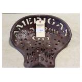 AMERICAN HARROW CAST SEAT, 15 1/2" (DETROIT) AMERICAN HARROW CAST SEAT, 15 1/2" (DETROIT)