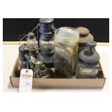 BOX OF LANTERNS VARIOUS SIZES & PARTS BOX OF LANTERNS VARIOUS SIZES & PARTS