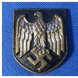 GERMAN NAZI AFRICAN KORPS PITH HELMETS PLAQUES