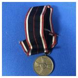 GERMAN NAZI 1939 WAR MERIT MEDAL W/ RIBBON GERMAN NAZI 1939 WAR MERIT MEDAL W/ RIBBON