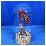 GERMAN, NAZI LEAD SOLDIER UNDER GLASS