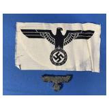 GERMAN THIRD REICH SPORTS SHIRT INSIGNIA W/ GERMAN THIRD REICH SPORTS SHIRT INSIGNIA W/