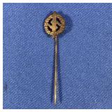 GERMAN NAZI STICKPIN W/ SWORD GERMAN NAZI STICKPIN W/ SWORD