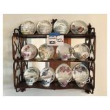 12 VINTAGE TEACUPS & SAUCERS