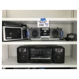 ELECTRONIC BOOM BOX RADIO LOT