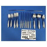 MIDCENTURY MARCREST ATOMIC STARBURST FLATWARE