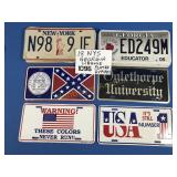 18 EXPIRED LICENSE PLATES