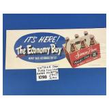 VINTAGE SIMON PURE HANDI-PAK ADVERTISING SIGN