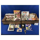 BETTY BOOP (LOT #7) - BOOKS, STAMPS, CHECKER SET,