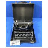 REMINGTON BLACK, MODEL 1, PORTABLE TYPEWRITER