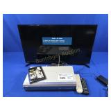 SAMSUNG 32" TV WITH TWO HDMI PORTS AND ZENITH DVD