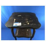 ANTIQUE HAND CARVED WOOD TABLE