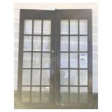 15 LITE-PANE 30" X 80" WOOD DOORS WITH HARDWARE