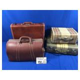 VINTAGE SAMSONITE KLEBER SUITCASES,