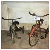 2 OLDER CHILD TRICYCLES: SIEBERT & JR TOY CORP